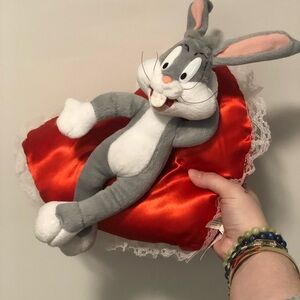 1997 Warner Bros. Red and White Looney Tunes Plush
